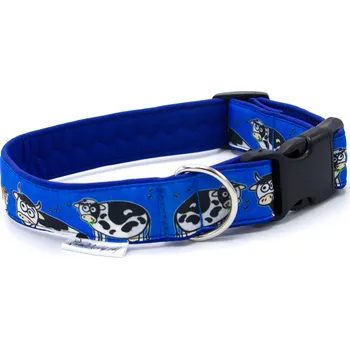 Obojek pro psa Pamlskový Ráj Obojek pro psa - kravička Barva: modrá