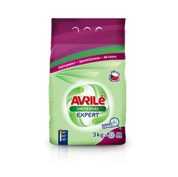 Prací prášek Avrilé Expert Universal prací prášek, 50 praní 3 kg