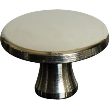 Poklice Kulatý úchyt na poklici niklovaný velký Staub