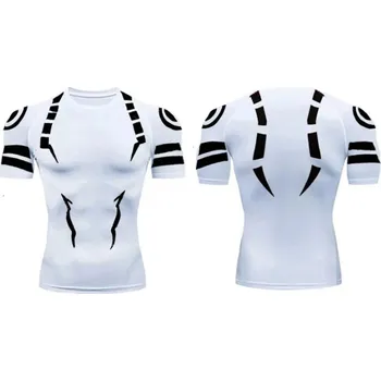 Vzorovaná souprava pro pány tričko a šortky Anime Jujutsu Velikost: S, Barva (Varianta): SUGANDX001