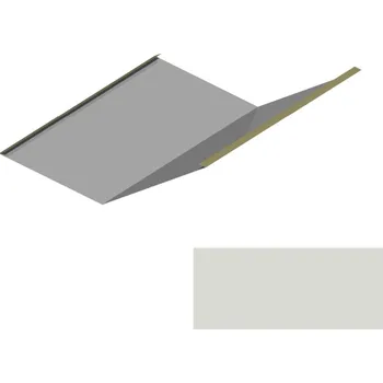 Střešní lemovaní Úžlabí RS500S-135 SP 25 RAL 9002 šedobílá