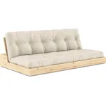 Karup Design Lněná rozkládací pohovka Base 196 cm