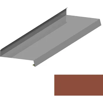 Střešní lemovaní Oplechování římsy RS250A PU 50 MAX MM133 cihlová