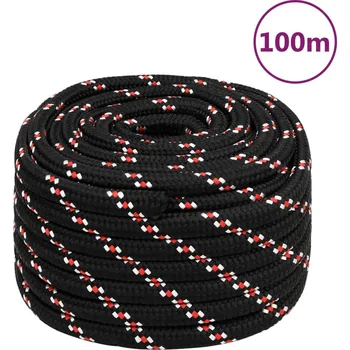 Lano Lodní lano černé 20 mm 100 m polypropylen IM_152369