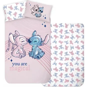 Bytový textil DĚTSKÉ POVLEČENÍ 140x200 LILO A STITCH MAGICAL