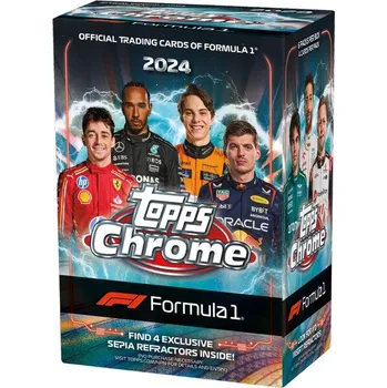 Karetní hra Karty Formula 1 Topps 2024 Chrome Formula 1 - Value Box (Exclusive)