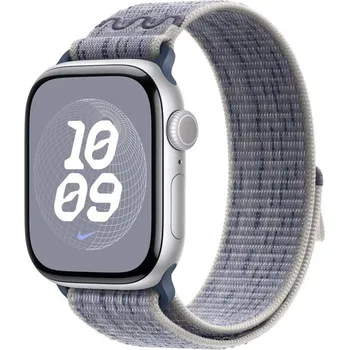 Příslušenství k chytrým hodinkám Originální Apple Watch Nike Provlékací Sportovní Řemínek 38/40/41/42mm Barva: Šedá/modrá