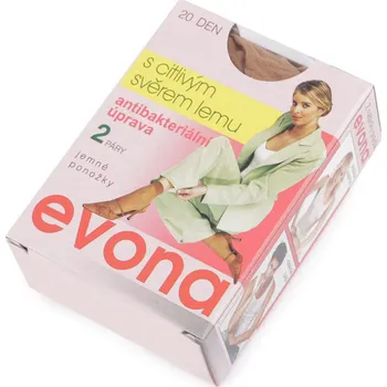 Dámské punčochy Silonové ponožky 20den 2 páry