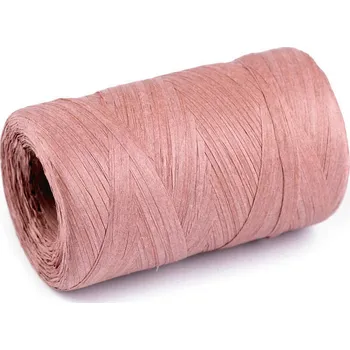 Příze Lýko rafie přírodní, k pletení tašek, šíře 5-8 mm