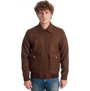 Pánská bunda CLC7 NAC Roberto Pepe Luxury Barva: Hnědá, Velikost: 48