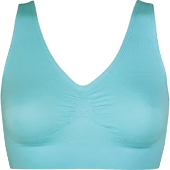 Podprsenka Cross sportovní podprsenka bezešvá 6068 XL světle modrá