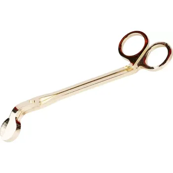 Výroba svíčky Nůžky na knot nerezová ocel - zlacené