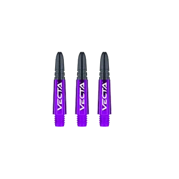Příslušenství pro šipky Násadky Winmau VECTA Purple & Black Short