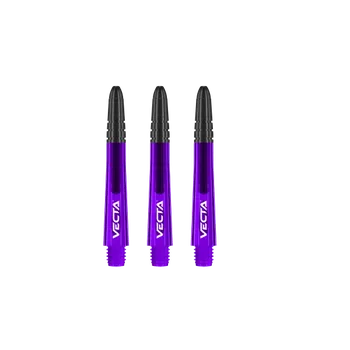 Příslušenství pro šipky Násadky Winmau VECTA Purple & Black Intermediate