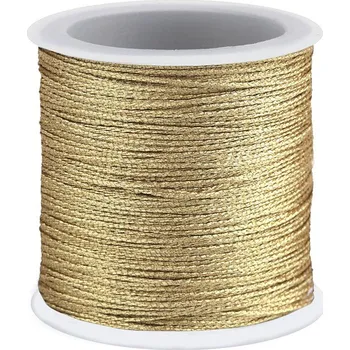 Příze Lurexová šňůra / briliantový motouz Ø0,3 mm vánoční