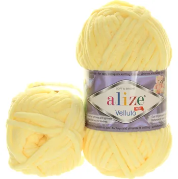 Příze Alize Velluto světle žlutá 13