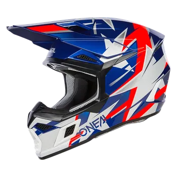 Helma na motorku ONEAL O´Neal přilba 3SRS RIDE modrá/bílá/červená Barva: modrá/bílá/červená, Velikost: XL