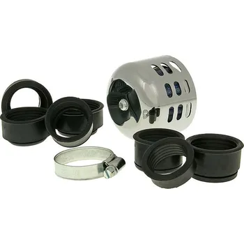 Motodíl 101 Octane Vzduchový filtr Powerfilter, hliníkový kryt, 28-44mm Varianta: chrom IP18910