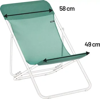 Napínací potah Náhradní potah lehátka MAXITRANSAT BatylineISO Zelená Chlorophylle