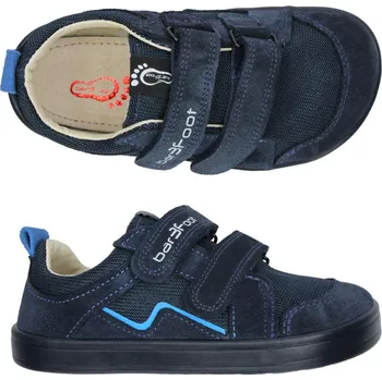 Chlapecké polobotky Obuv 3F Cross Dakota 4BC19/H48 hydrofobní bar3foot super flexi modré NAVY barefoot velikost: 30