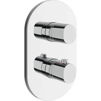 Vodovodní baterie Ravak Chrome II vanová baterie pod omítku s termostatem chrom X070457