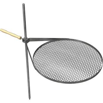 Grilovací rošt polohovací Ø 60 cm ✔ Rošt se zemním pouzdrem (+650 kč)