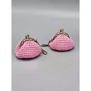 Kosmetická taška Mini vintage taštička - pěněženka - světle růžová