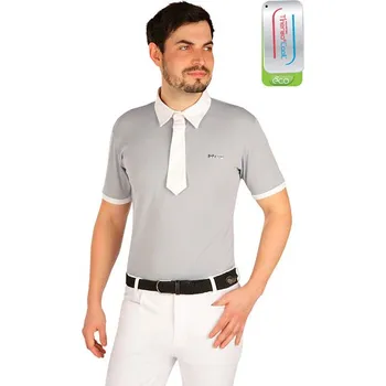 Pánské tričko Litex Polo triko pánské závodní Barva: Šedá, Velikost: L