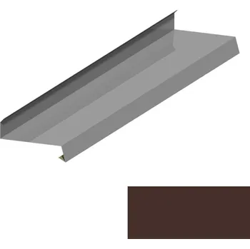 Střecha Oplechování římsy RS200A PU&nbsp;50&nbsp;MAX MM020 hnědá