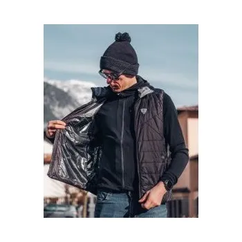 Pánská vesta Kilpi HEATEO-M černá XL; Černá vesta + DÁREK DLE VÝBĚRU!