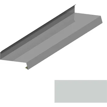 Oplechování římsy RS200A SP 25 RAL 9006 stříbrná