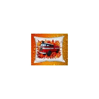 Dekorativní polštářek Povlak na polštářek s Hasičským autem LIAZ RT 706