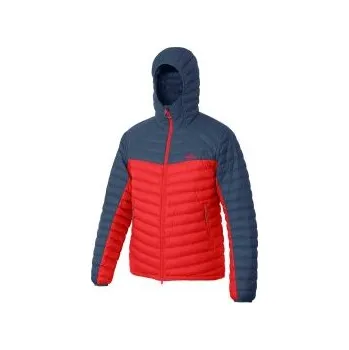 Pánská casual bunda WARMPEACE MINTO red/majolica blue L; Modrá bunda + DÁREK DLE VÝBĚRU!