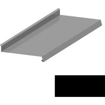 Střešní lemovaní Oplechování římsy RS312S SP 25 RAL 9005 černá