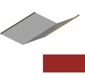 Střešní lemovaní Úžlabí RS500S-135 SP 25 RAL 3000 červená