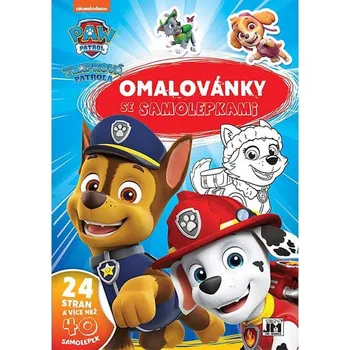 omalovánky Omalovánka A4 Paw Patrol/Tlapková Patrola se samolepkami