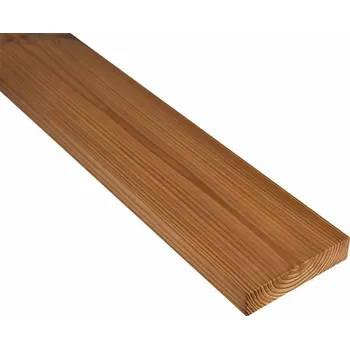 Terasové prkno Terasová prkna Thermo Borovice 26x117x4200 mm - Hladká/hladká | Thermowood