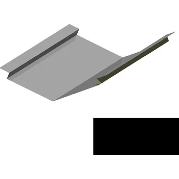 Střešní lemovaní Úžlabí RS625Z-135-30 PU 50 MAX MN131 černá