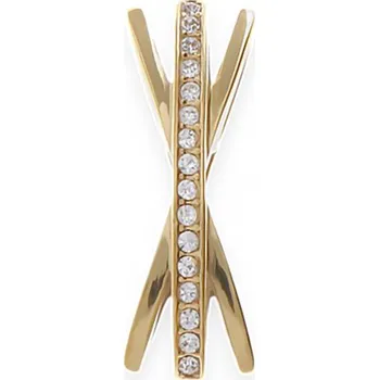 Souprava šperků MPM Dámský ocelový nerezový přívěsek Savannah se zirkony - pozlacený SPD.70006.B