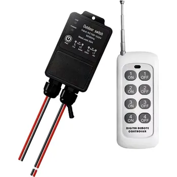 Jistič MXM RF 433Mhz outdoorové relé + ovladač - 220V / 30A, dosah až 500m