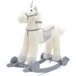 Houpací hračka s melodií a kolečky Unicorn Baby Mix bílá