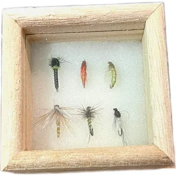 Umělá nástraha Sada mušek mix 6 kusů v dárkové krabičce