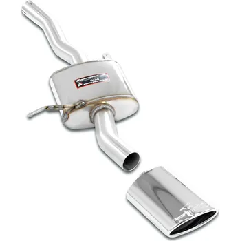 Zadní díl výfuku Zadní díl výfuku levý 145x95 mm Supersprint 131135