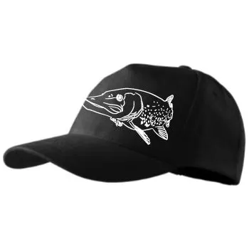 Kšiltovka MALFINI® Čepice s velkou štikou Velikost: nastavitelná, Barva: černá