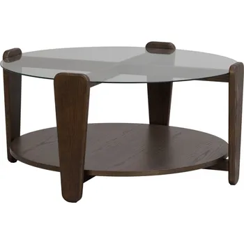 Konferenční stolek Skleněný konferenční stolek ROWICO ARRAN 93 cm