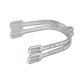 Vybavení pro jezdce Waldhausen Šporny s kamínky pro dámy Barva: Růžové zlato, Velikost: 10 mm