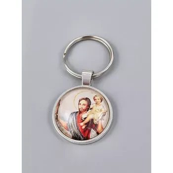 Kateřina Vlasáková Klíčenka se svatým Kryštofem Barevný obrázek