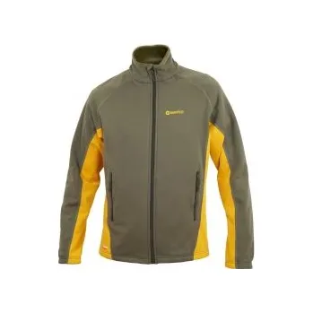 Pánská mikina WARMPEACE PHELPS olive night/gold L; Zelená bunda + DÁREK DLE VÝBĚRU!