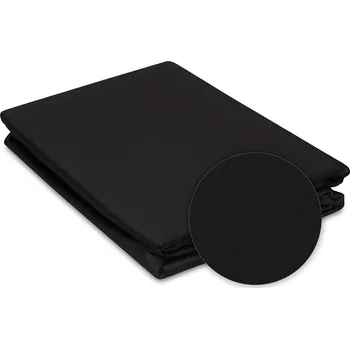 Prostěradlo Matex | Prostěradlo saténové GOLD 90x200 s gumou - černé