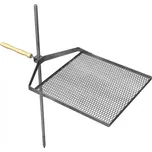 Grilovací rošt polohovací čtvercový 50 x 50 cm ✔ Rošt bez zemního pouzdra